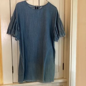 Zara denim dress M